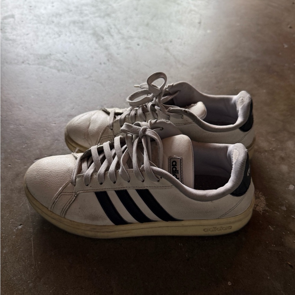 Adidas White and Black Sneakers